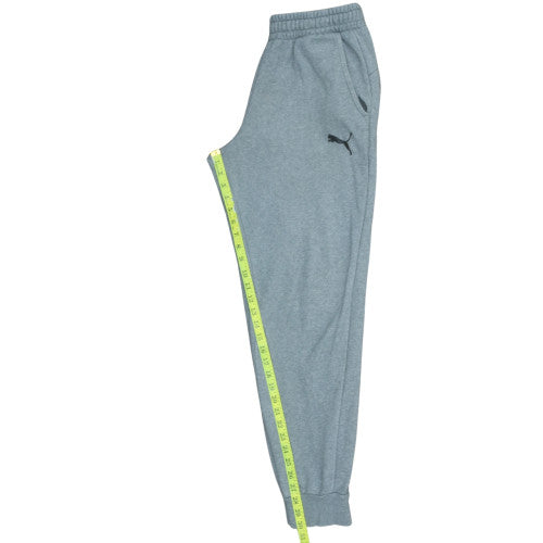 Puma Men's Grey Jogger Sweatpants L Regular Fit Tapered Activewear