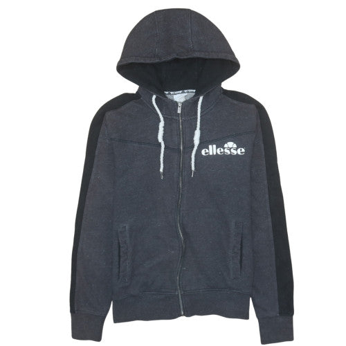 Ellesse Men's Black Full Zip Hoodie Size S Regular Fit Fleece