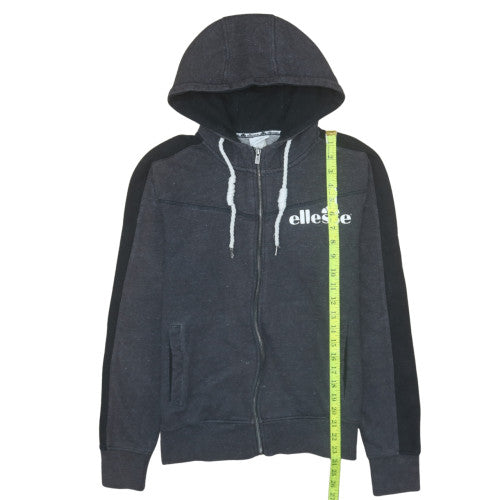 Ellesse Men's Black Full Zip Hoodie Size S Regular Fit Fleece