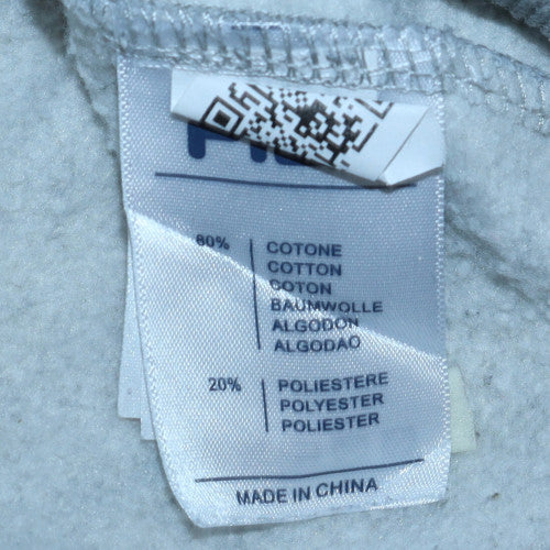 FILA Men's Grey Crew Neck Logo Sweatshirt Size S