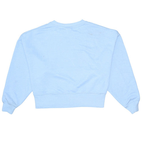 Disney Women Blue Dumbo Sweatshirt Small Crew Neck Pullover