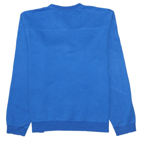 Adidas Men's Blue Crew Neck Pullover Sweatshirt Size M