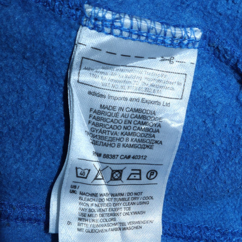 Adidas Men's Blue Crew Neck Pullover Sweatshirt Size M