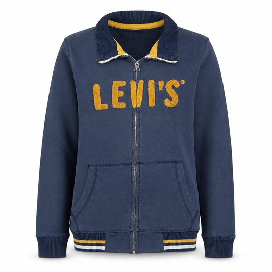 Front view of Levi's Blue Teens, size 16, Track Jacket with Zip Pockets