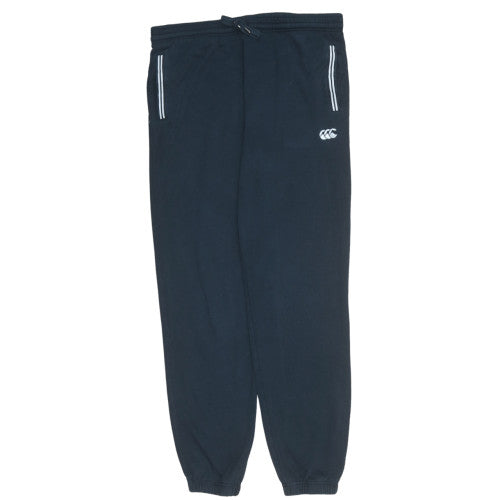 Canterbury Mens Black Jogger Sweatpants L Fleece Rugby Activewear