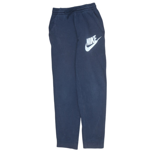 Nike Boys Blue Fleece Jogger Sweatpants 13-15 Years Regular Fit