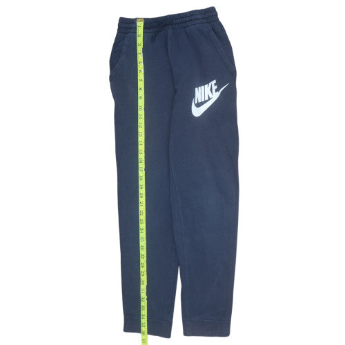 Nike Boys Blue Fleece Jogger Sweatpants 13-15 Years Regular Fit