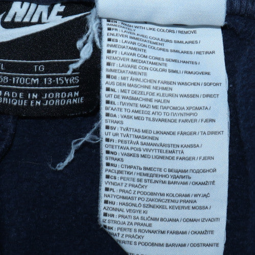 Nike Boys Blue Fleece Jogger Sweatpants 13-15 Years Regular Fit