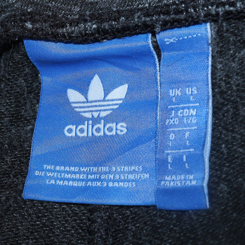 Adidas Men Grey Jogger Trousers L Regular Fit Stretch Drawstring