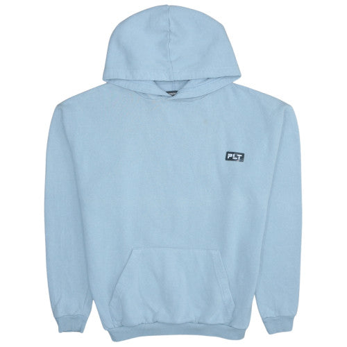 PrettyLittleThing Women’s Blue Pullover Hoodie Size 10 Cotton Blend