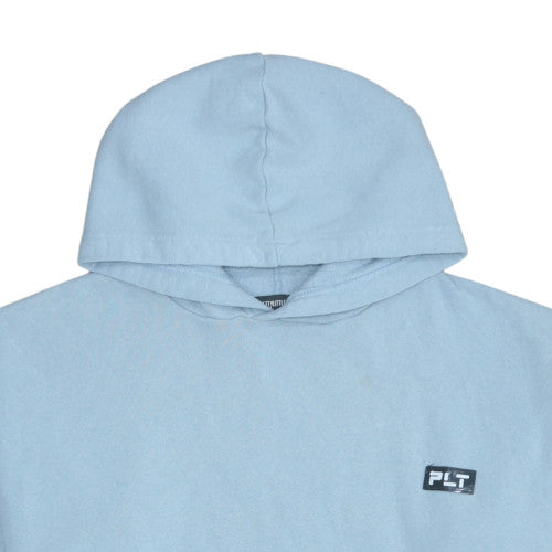 PrettyLittleThing Women’s Blue Pullover Hoodie Size 10 Cotton Blend