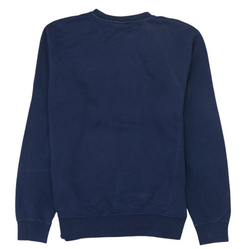 Nike Mens Blue Crew Neck Pullover Sweatshirt S Regular Fit Fleece