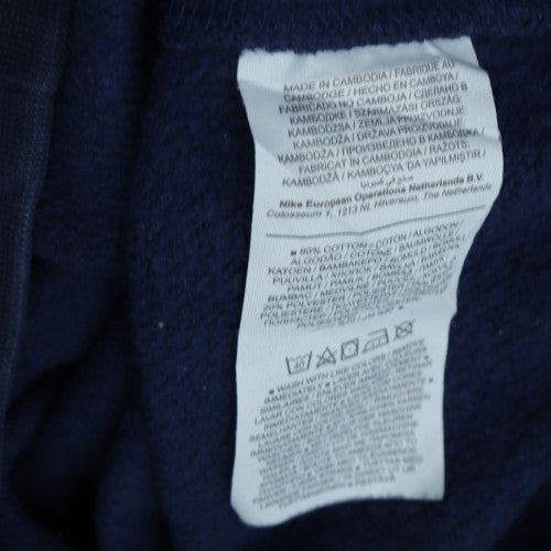 Nike Mens Blue Crew Neck Pullover Sweatshirt S Regular Fit Fleece