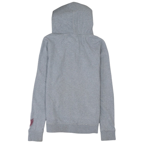 Hilfiger Denim Womens Grey Sequin Star Pullover Hoodie Size M