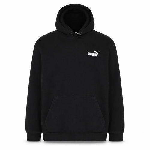 Puma Men’s Black Pullover Hoodie L Fleece Sportswear Logo