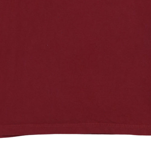 SoulCal & Co Men's Red Long Sleeve Graphic Crew Neck Top Size L