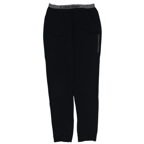 Calvin Klein Girls Black Jogger Trousers 12-14 Years Elastic Waist
