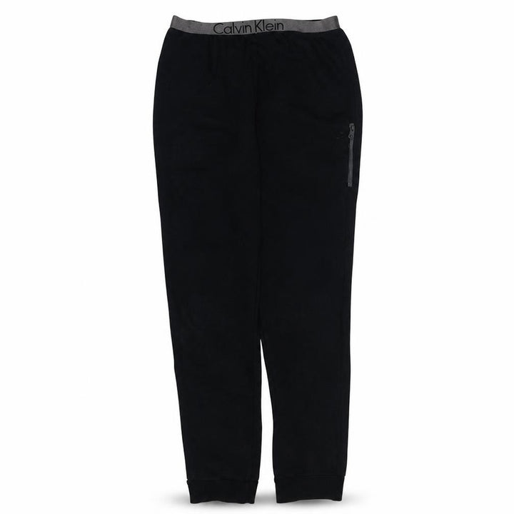 Calvin Klein Girls Black Jogger Trousers 12-14 Years Elastic Waist