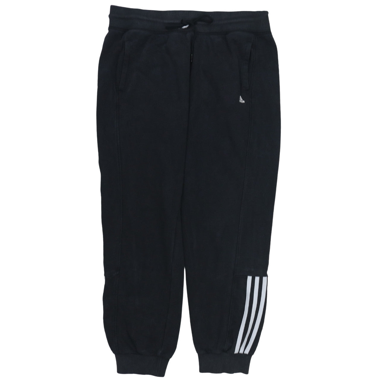 Adidas Women's Black Jogger Sweatpants Size M Essentials 3-Stripes