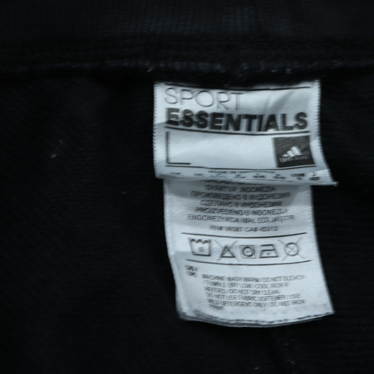 Adidas Women's Black Jogger Sweatpants Size M Essentials 3-Stripes