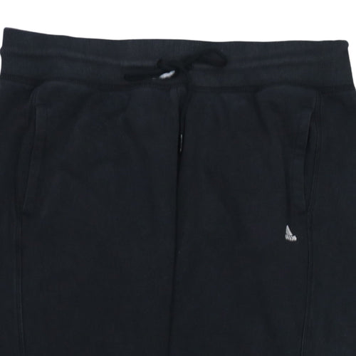 Adidas Women's Black Jogger Sweatpants Size M Essentials 3-Stripes