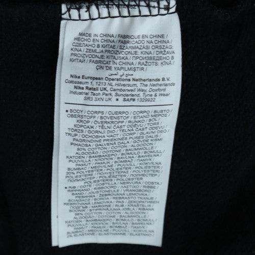Nike Men's Black M Pullover Sweatshirt With Large Logo Graphic Print