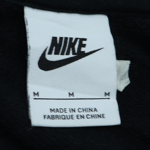 Nike Men's Black M Pullover Sweatshirt With Large Logo Graphic Print