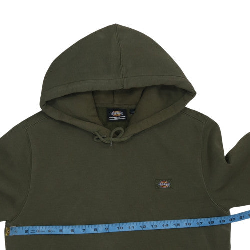 Dickies Men’s Green Small Pullover Hoodie Regular Fit Logo Fleece