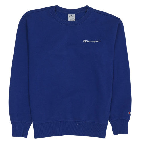 Champion Men's Blue Small Pullover Fleece Sweatshirt