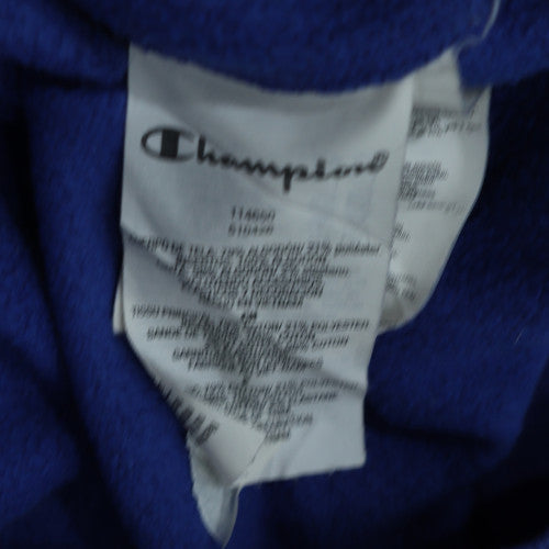Champion Men's Blue Small Pullover Fleece Sweatshirt