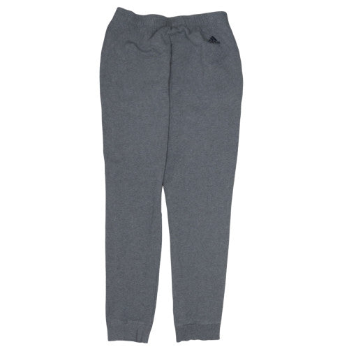 Adidas Mens Grey Jogger Sweatpants M Regular Fit Elastic Waist Activewear