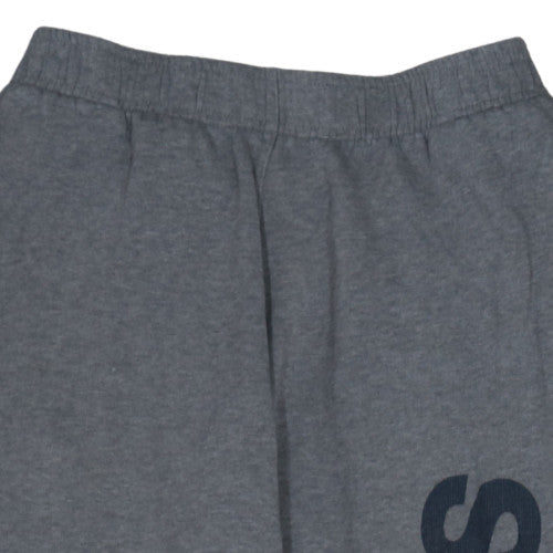 Adidas Mens Grey Jogger Sweatpants M Regular Fit Elastic Waist Activewear