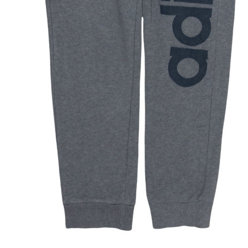 Adidas Mens Grey Jogger Sweatpants M Regular Fit Elastic Waist Activewear