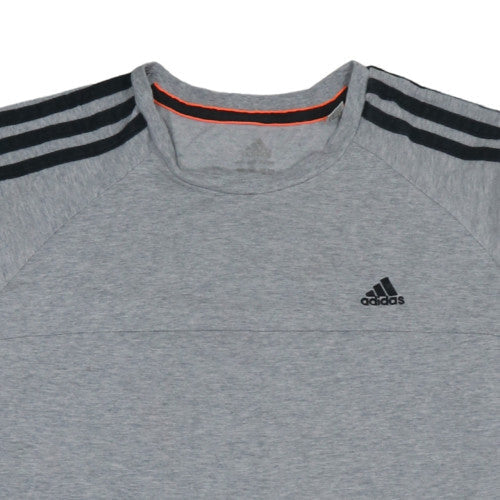 Adidas Men's Grey Short Sleeve Sports T-Shirt Size M