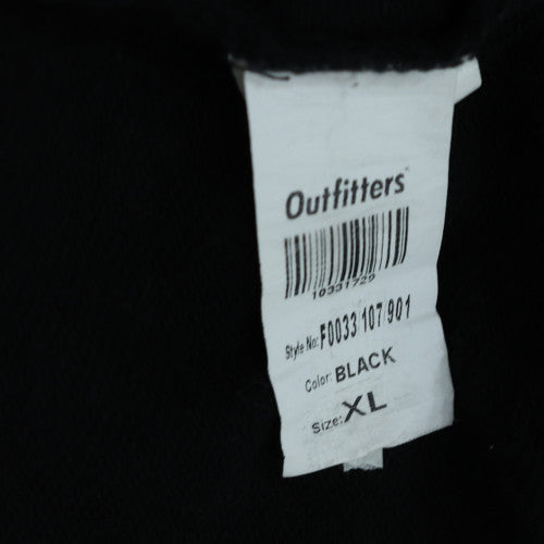 Outfitters Men's Black XL Relaxed Fit Pullover Sweatshirt