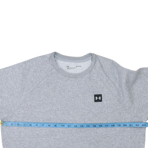Under Armour Men's Grey Medium Pullover Sweatshirt Crew Neck