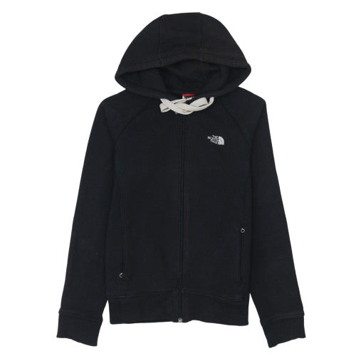 The North Face Womens Black Full Zip Hoodie M Cotton Casual Outdoor