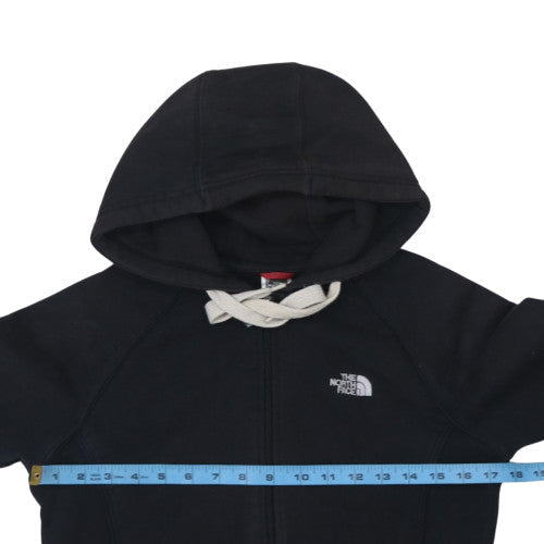 The North Face Womens Black Full Zip Hoodie M Cotton Casual Outdoor