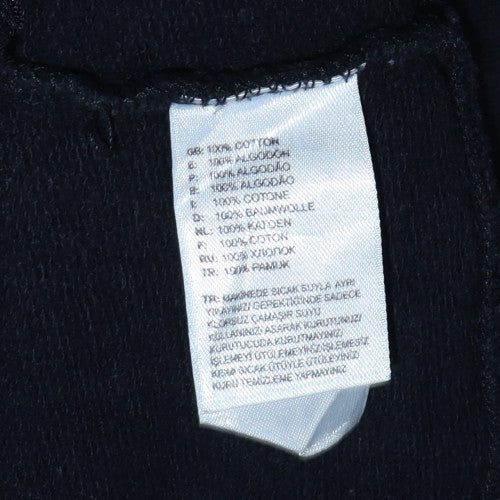 The North Face Womens Black Full Zip Hoodie M Cotton Casual Outdoor
