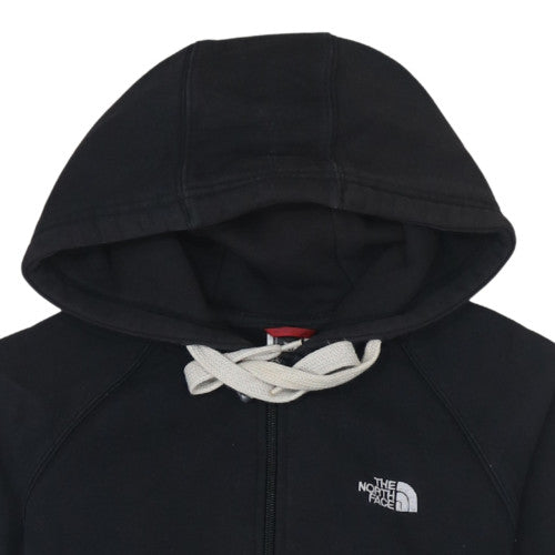 The North Face Womens Black Full Zip Hoodie M Cotton Casual Outdoor