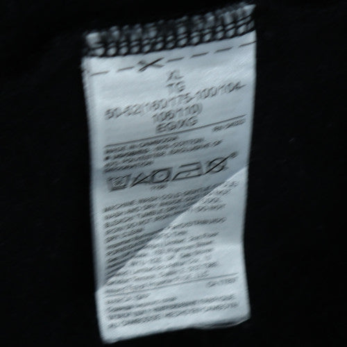 GAP Womens Black Pullover Sweatshirt Size XL Cotton Blend Logo Style