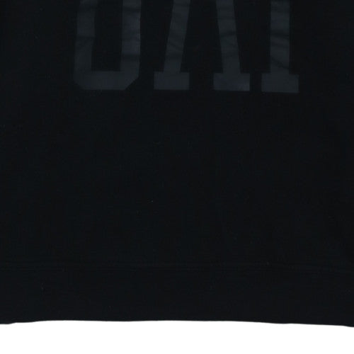 GAP Womens Black Pullover Sweatshirt Size XL Cotton Blend Logo Style