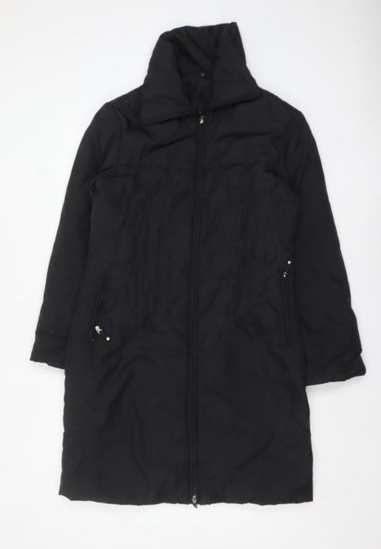 Klass Collection Women's Black Long Puffer Coat Size 14