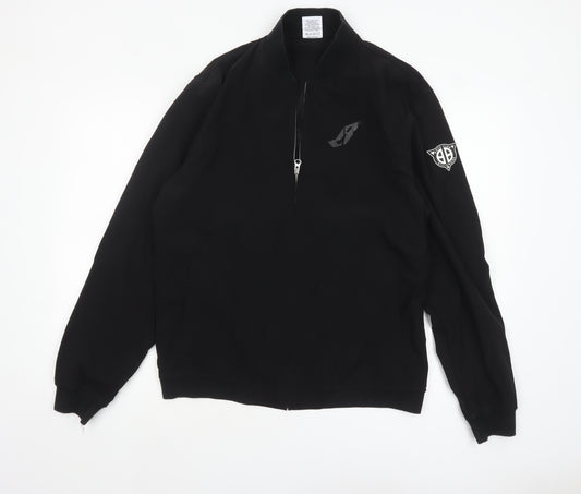 Billionaire Boys Club Men’s Black XL Bomber Jacket Space Logo