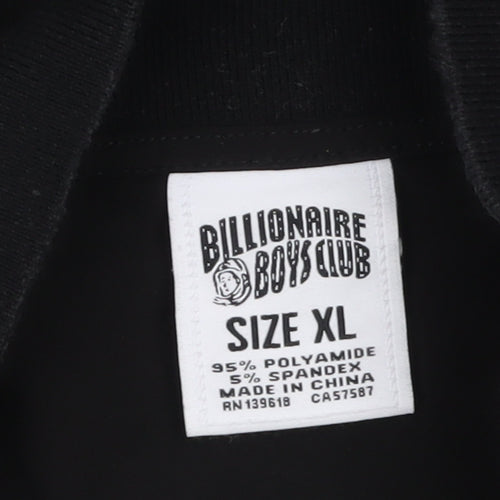 Billionaire Boys Club Men’s Black XL Bomber Jacket Space Logo