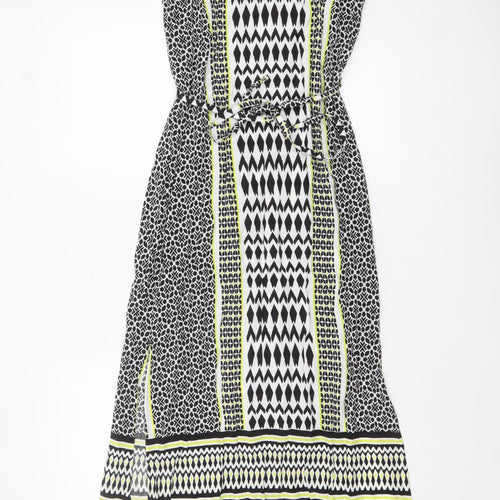 Marks and Spencer Women’s Multicoloured Size 8 Halter Maxi Dress