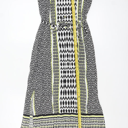 Marks and Spencer Women’s Multicoloured Size 8 Halter Maxi Dress