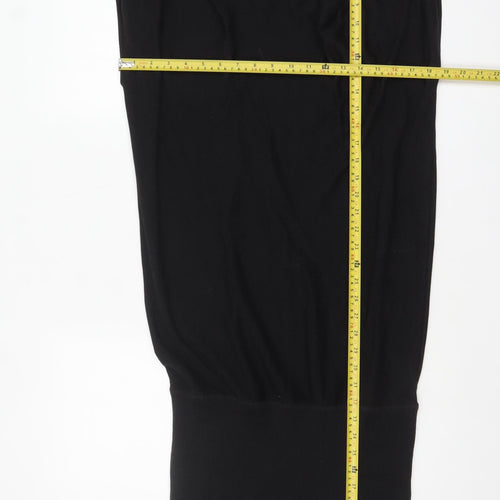 Diane von Furstenberg Women’s Black Silk Blend Sleeveless Bodycon Dress L