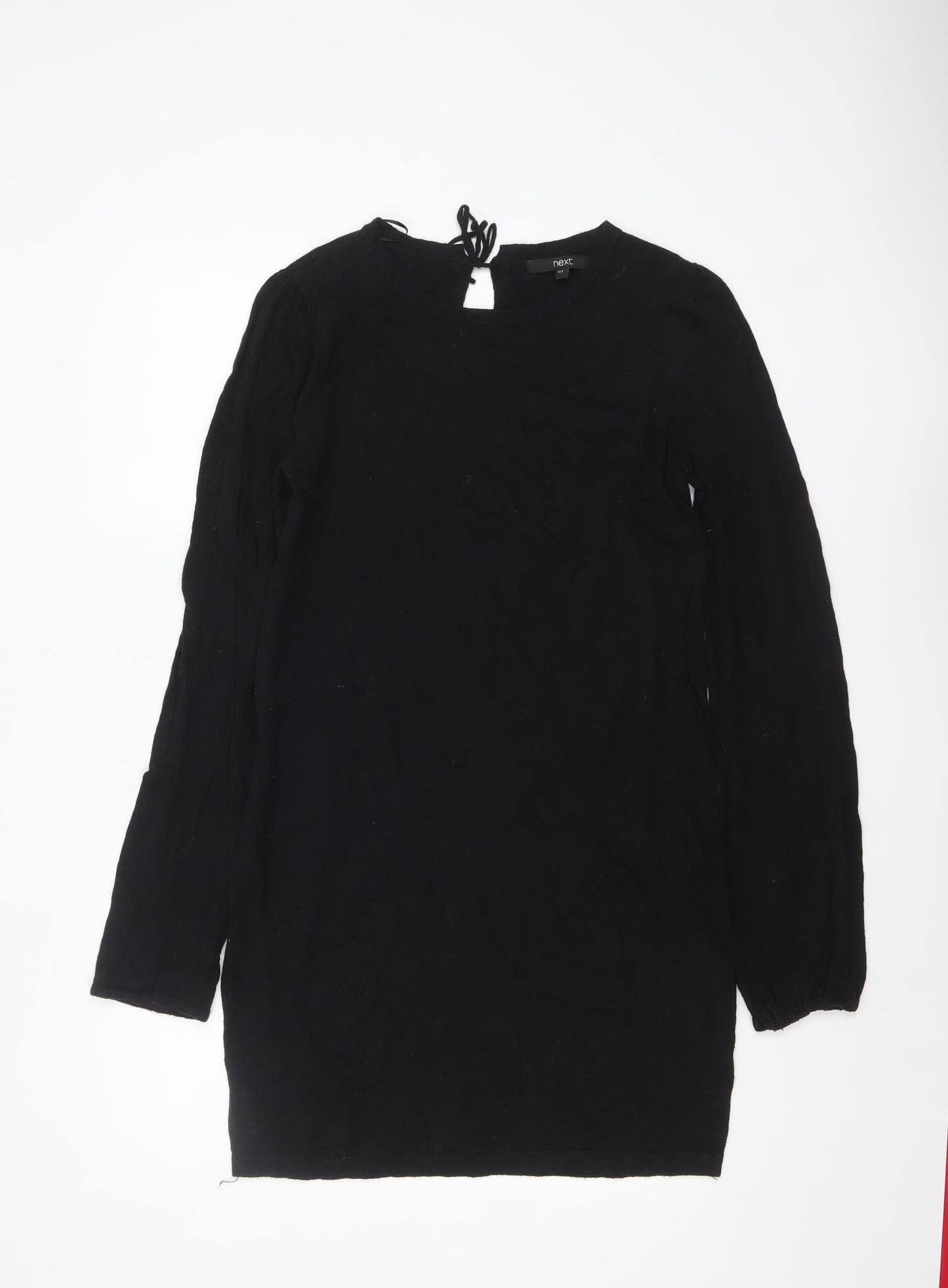 Next Women’s Black Long Sleeve Knit Tunic Jumper Size 12 Tall