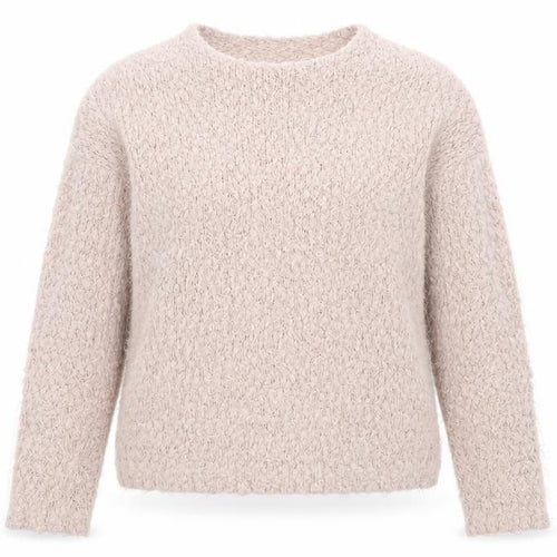 New Look Women Beige Chunky Knit Crew Neck Jumper Size S